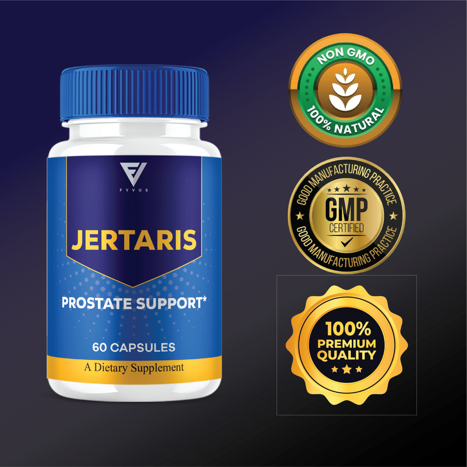 Jertaris Pills, Jertaris Advanced Prostate Health (60 Capsules)
