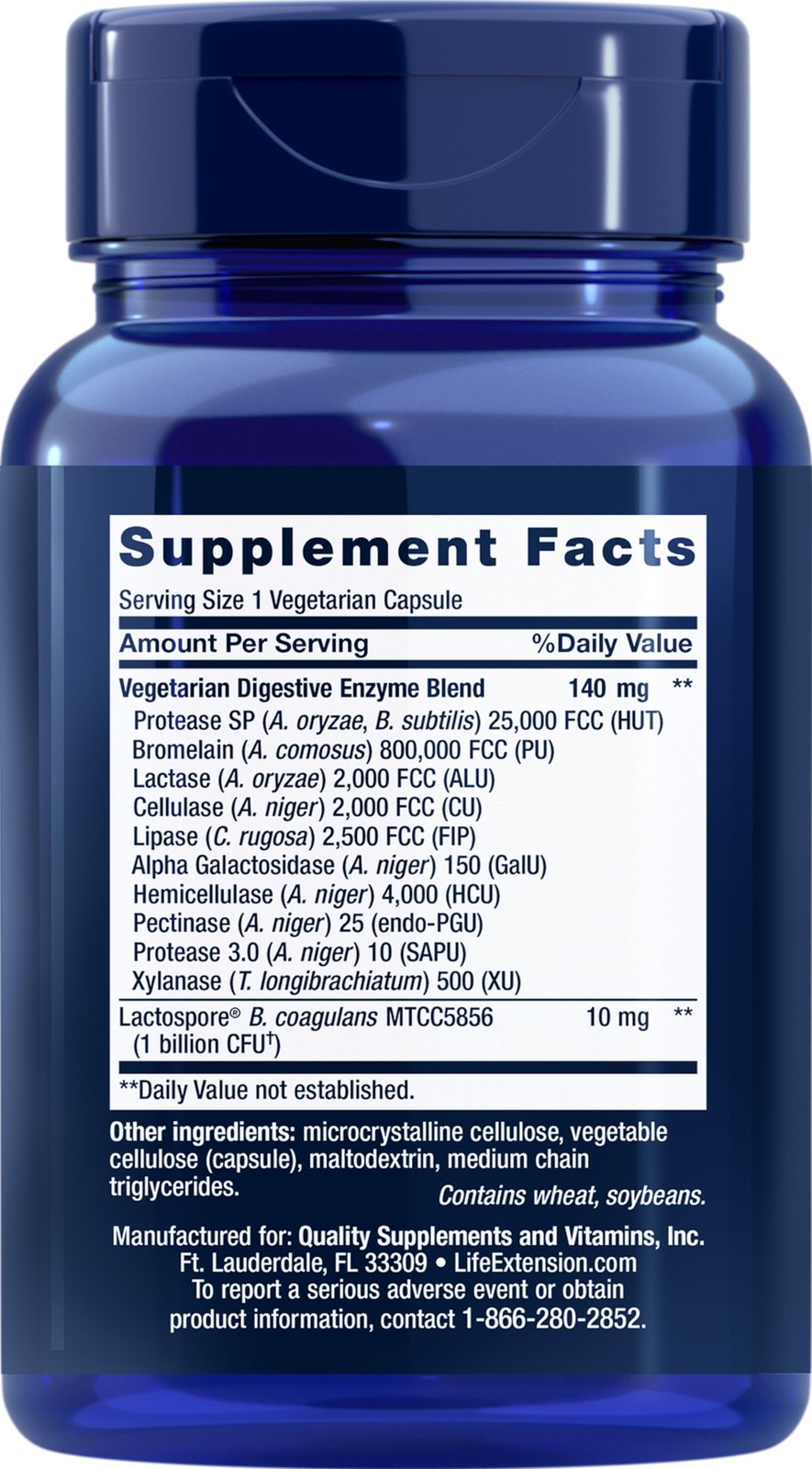 Life Extension Enhanced Super Digestive Enzymes and 60 Count (Pack of 2)