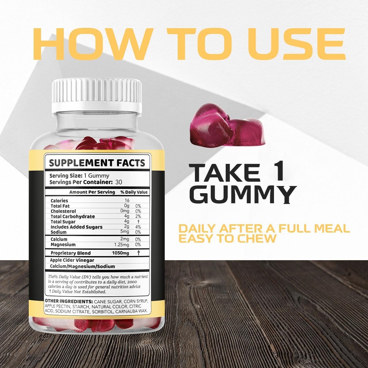 Valdivia Alpha Gummy Pro 30 Gummies Men’s Health Supplement Made in USA Male