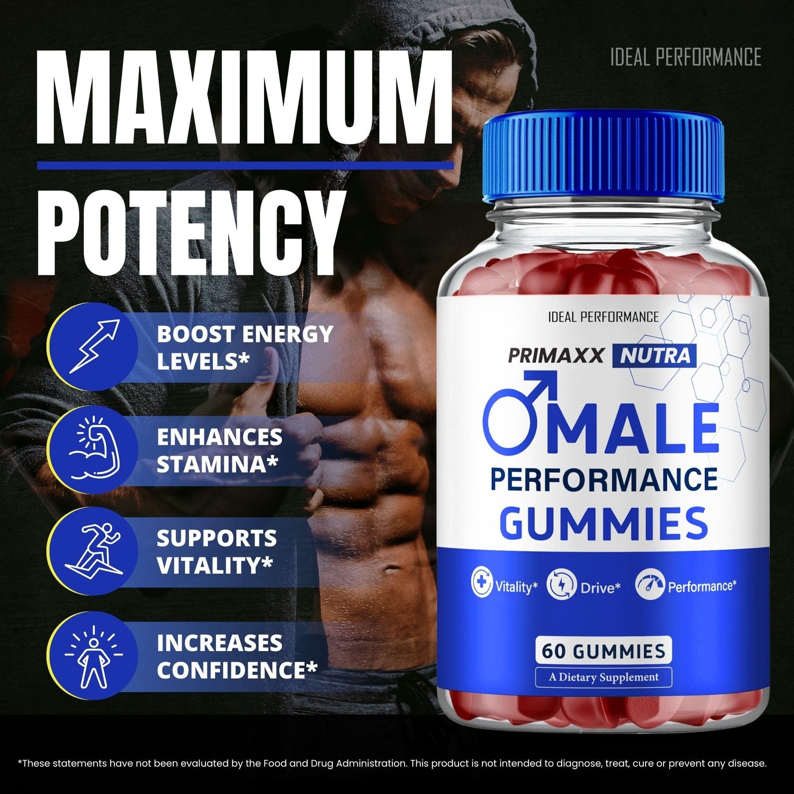 Primaxx Nutra General Wellness Supplement – 180 Gummies (3 Pack)