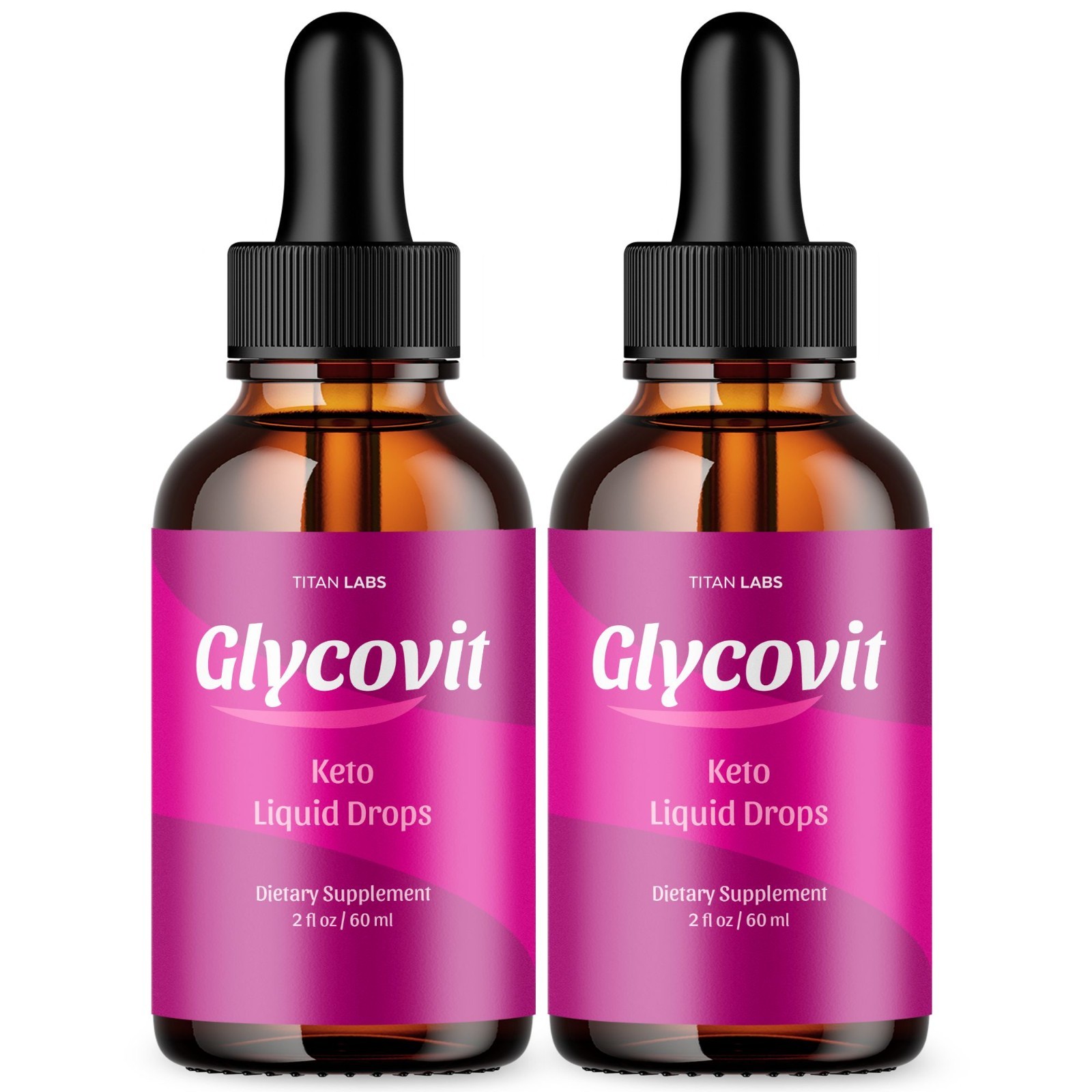 (2 Pack) Glycovit Drops Advanced Blood Support Supplement Glyco Vit 60 Servings