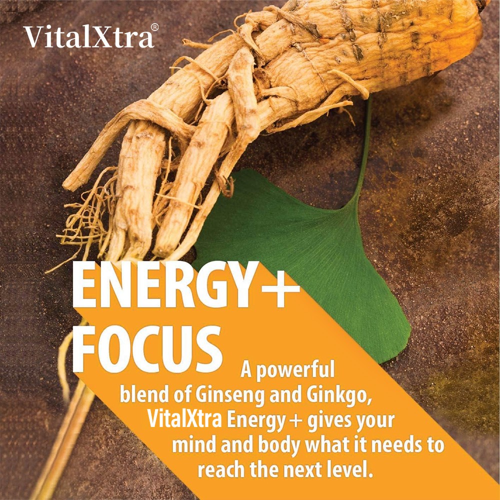 Panax Ginsen 945mg+Ginkgo Biloba 50mg Capsules – Boosts Energy, Focus, Memory