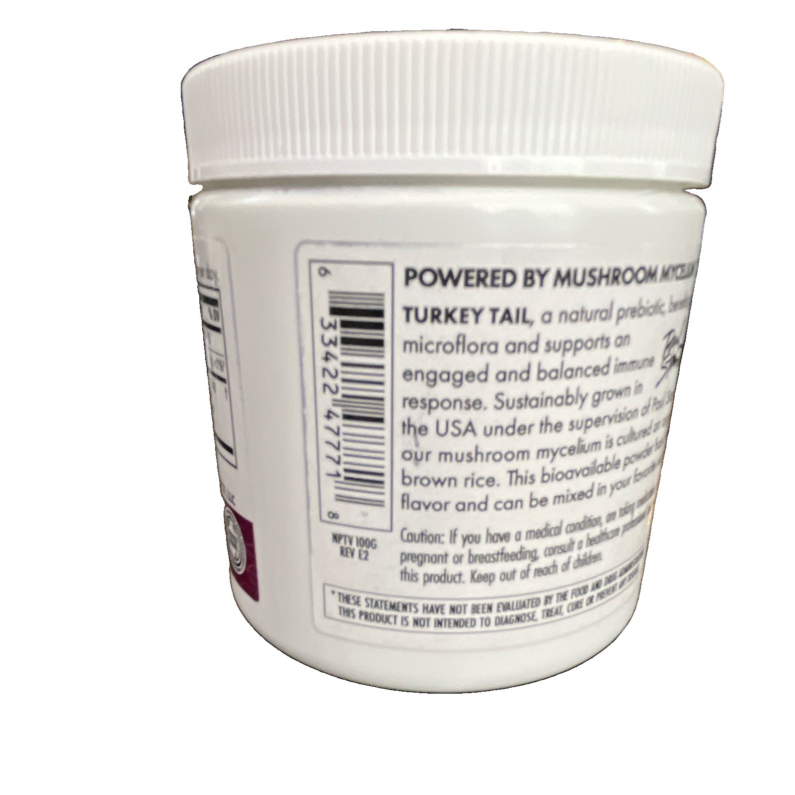 Host Defense Turkey Tail Mycelium Powder Immune & Digestive Support Exp 05/2027