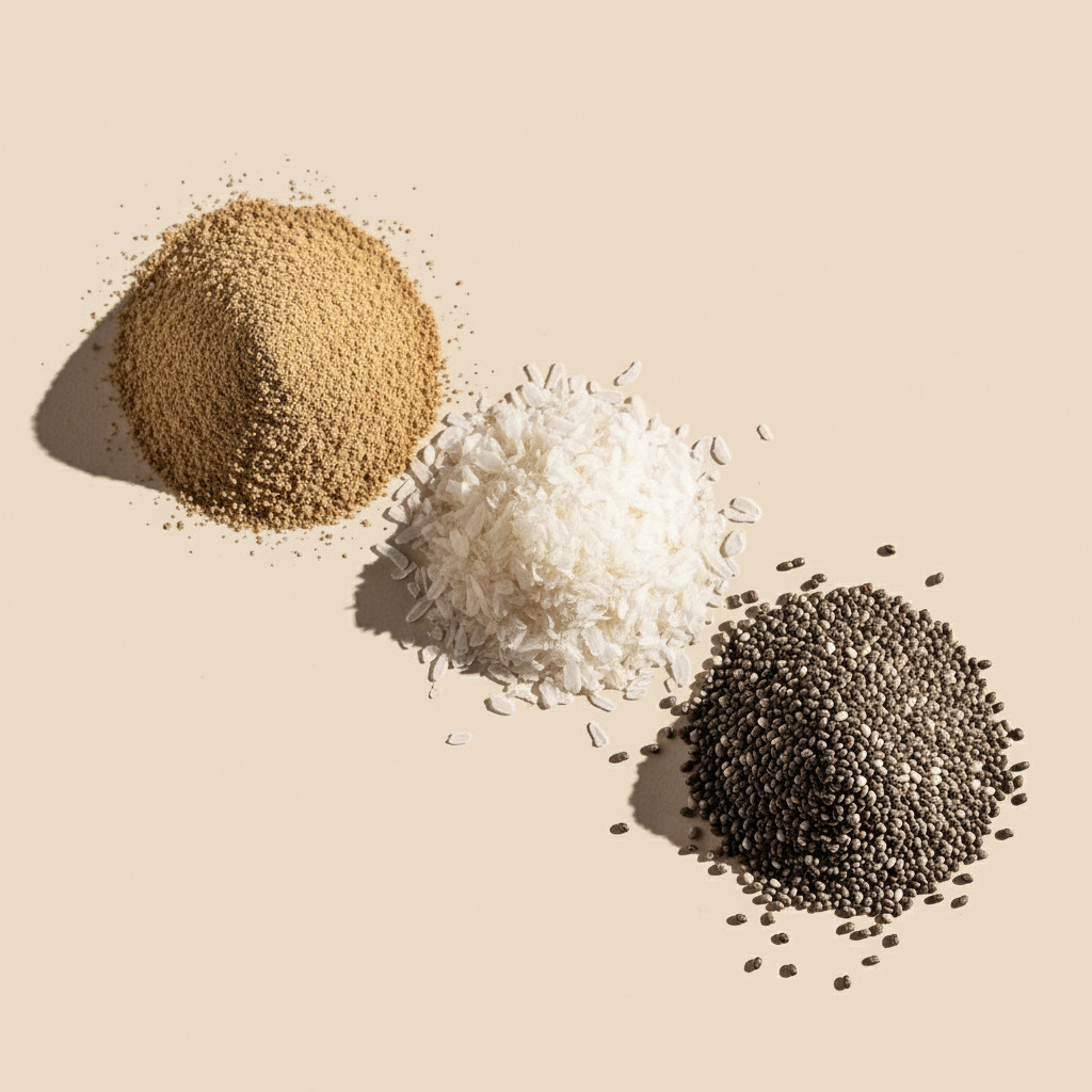 ALLNATURAL Fiber Supplement Flaxseed Psyllium Artichoke Noni Green Tea Chia Seed