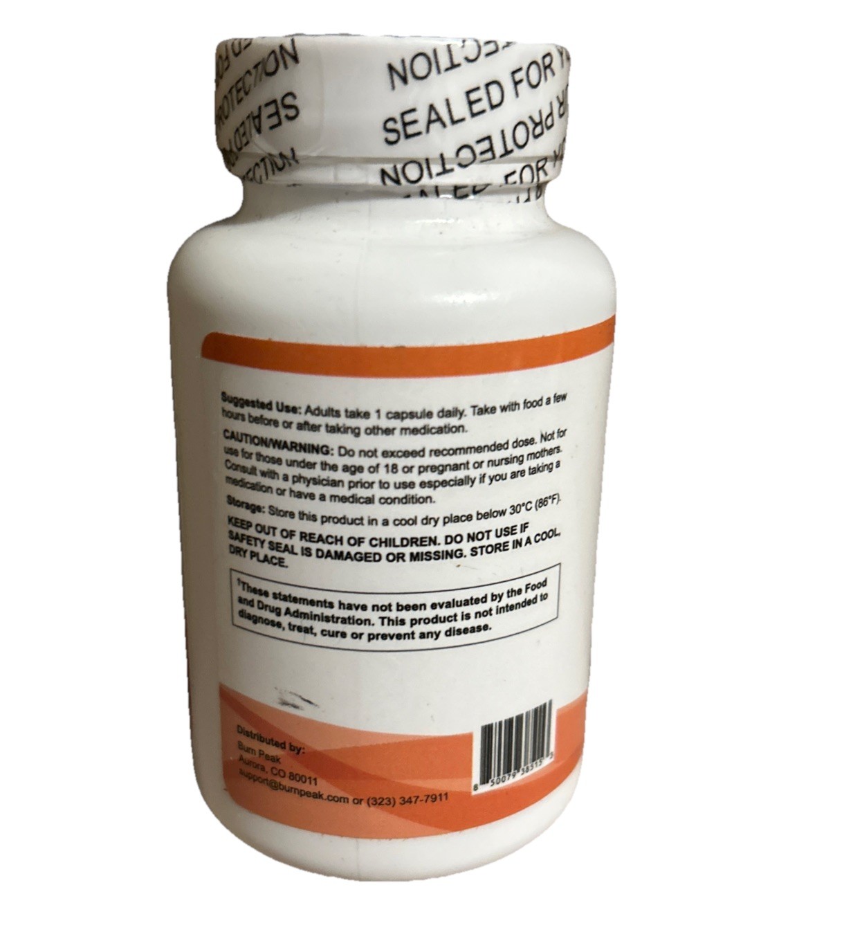 Burn Peak Weight Management | Metabolism & Energy Support Formula 30 Capsules