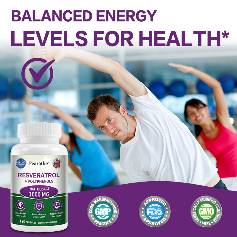 Resveratrol with Polyphenols – Trans Resveratrol Antioxidant for Heart Health
