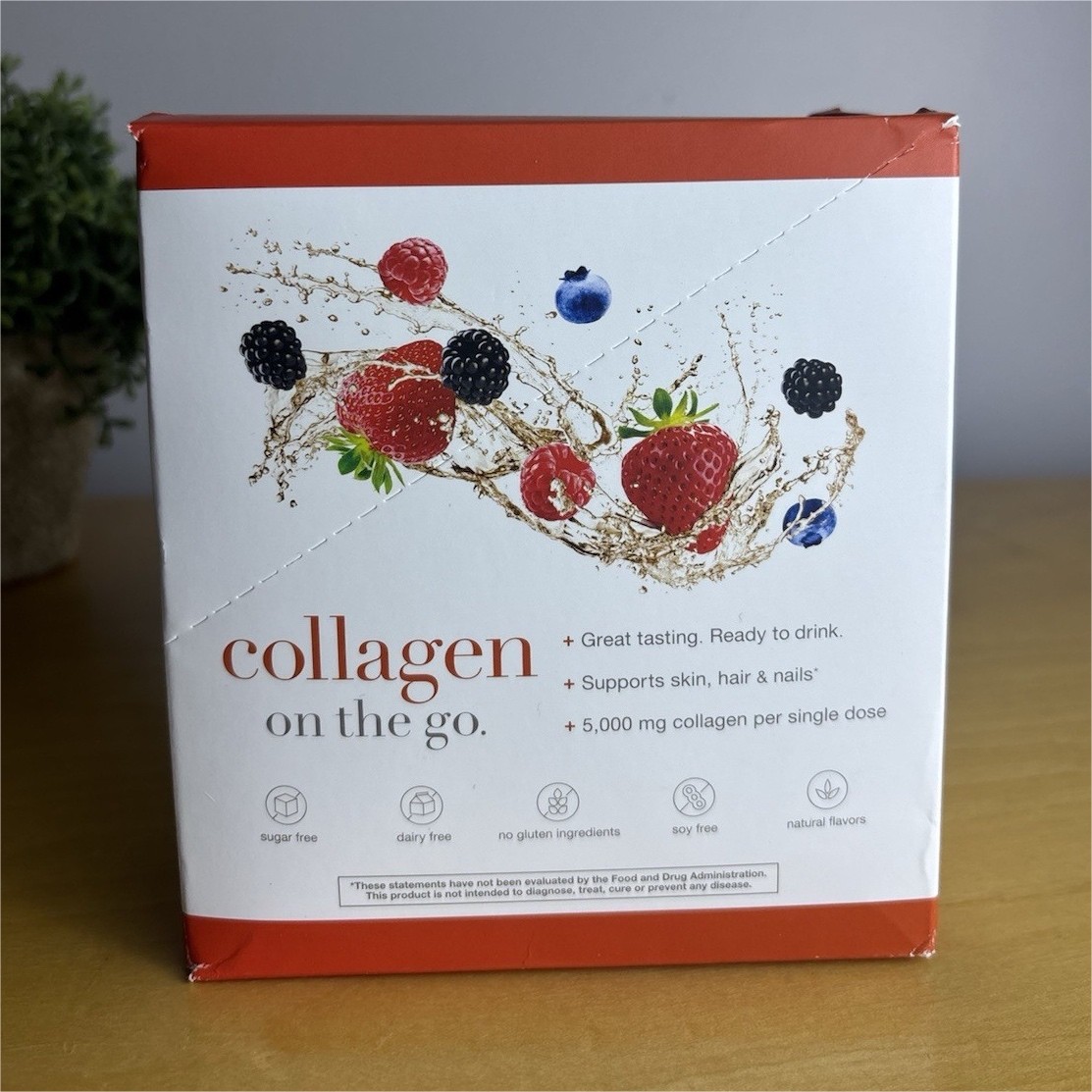 Youtheory Collagen Liquid Sugar-Free Natural Berry Hair Skin Nail Health 5,000mg