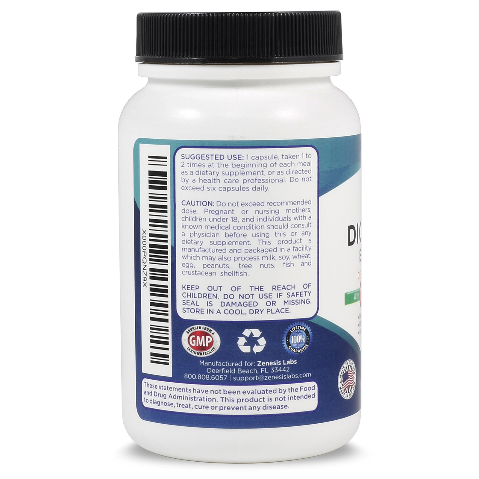 Digestive Enzymes – Amylase, Bromelain, Protease, Lipase & 14 Others – 90