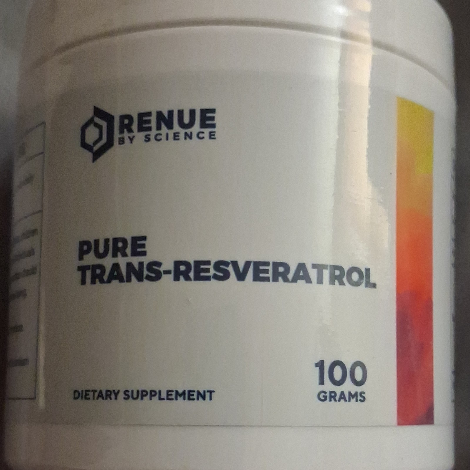 Renue By Science Trans-Resveratrol 98% Powder 500mg Supplement