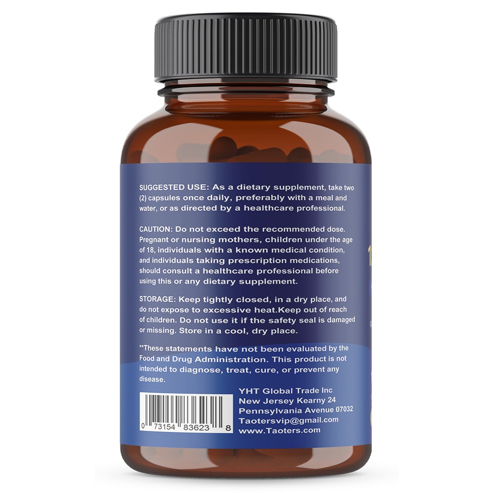 Magnesium 12 In 1 Complex Capsules Support Heart Bone Muscle Health 30-120 Pills