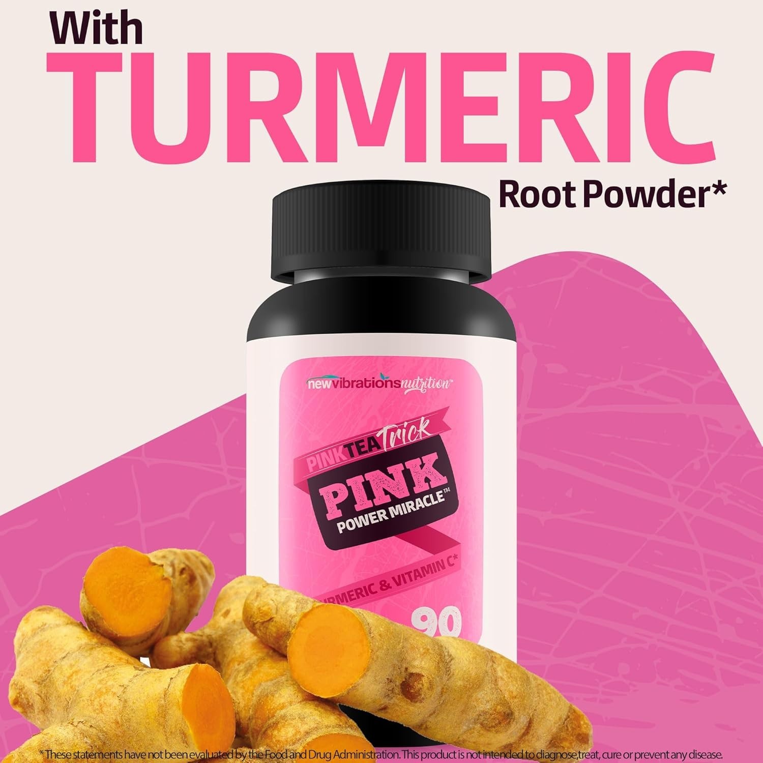 Pink Tea Trick Turmeric Green Tea – Pink Power Miracle Healthy Metabolic Func…