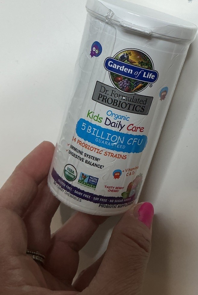 Garden of Life Kids’ 5 Billion CFU Probiotics Berry Chewable Supplement 6-26 Exp