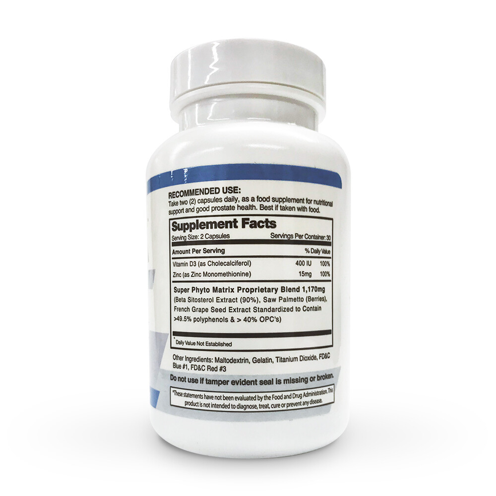 1 Bottle New Improve From Maker of Original Prostavar Ultra Prostate Support 625
