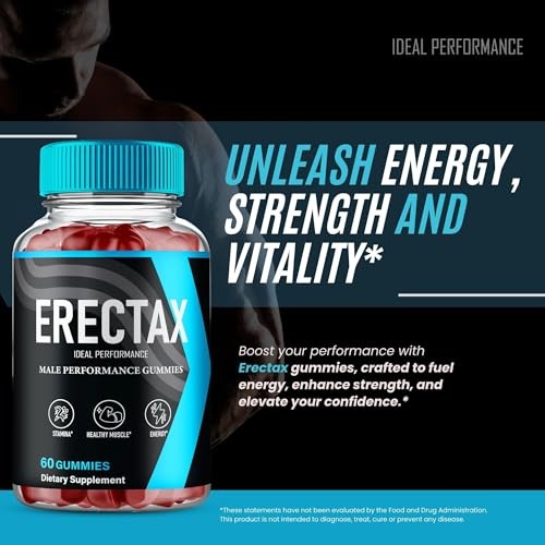 Erectax General Wellness Supplement – 120 Gummies (2 Pack)