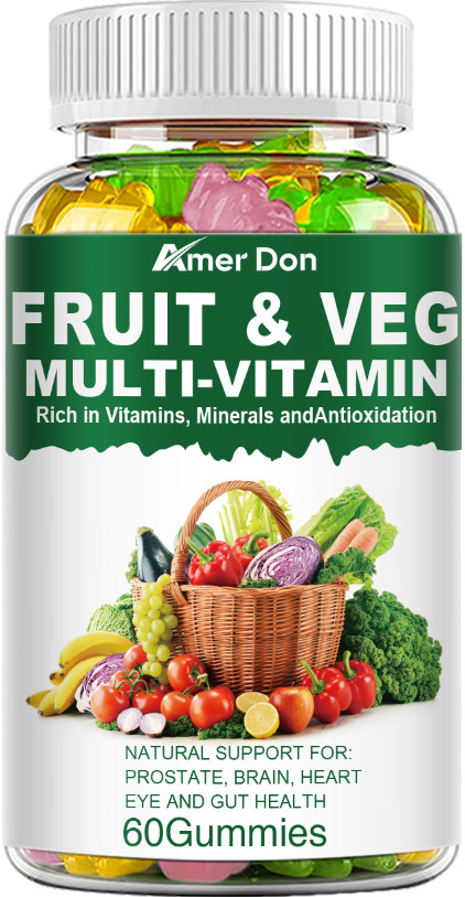 Fruits&Veggies 60 Fruit&Veggie Supplement Gummies Vitamins&Minerals