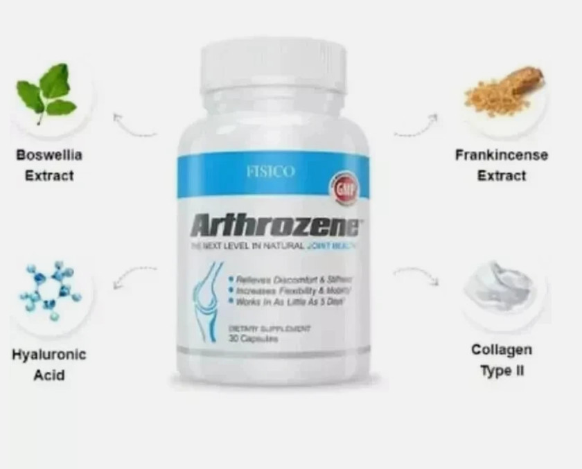 Fisico Arthrozene Joint Support Supplement 30 – Capsules – Pack of 5