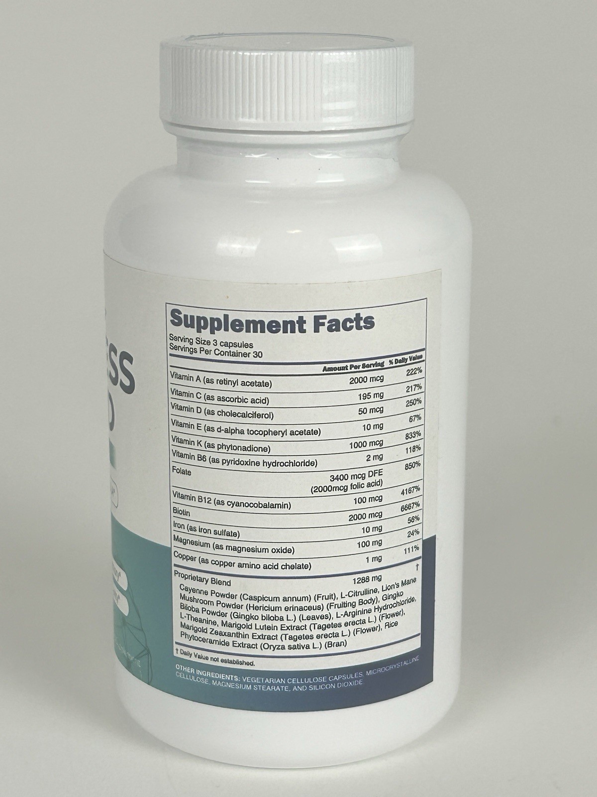 TrueYou Health Ageless Mind Pro 90 Capsules Brain Focus Memory Exp 11/2026