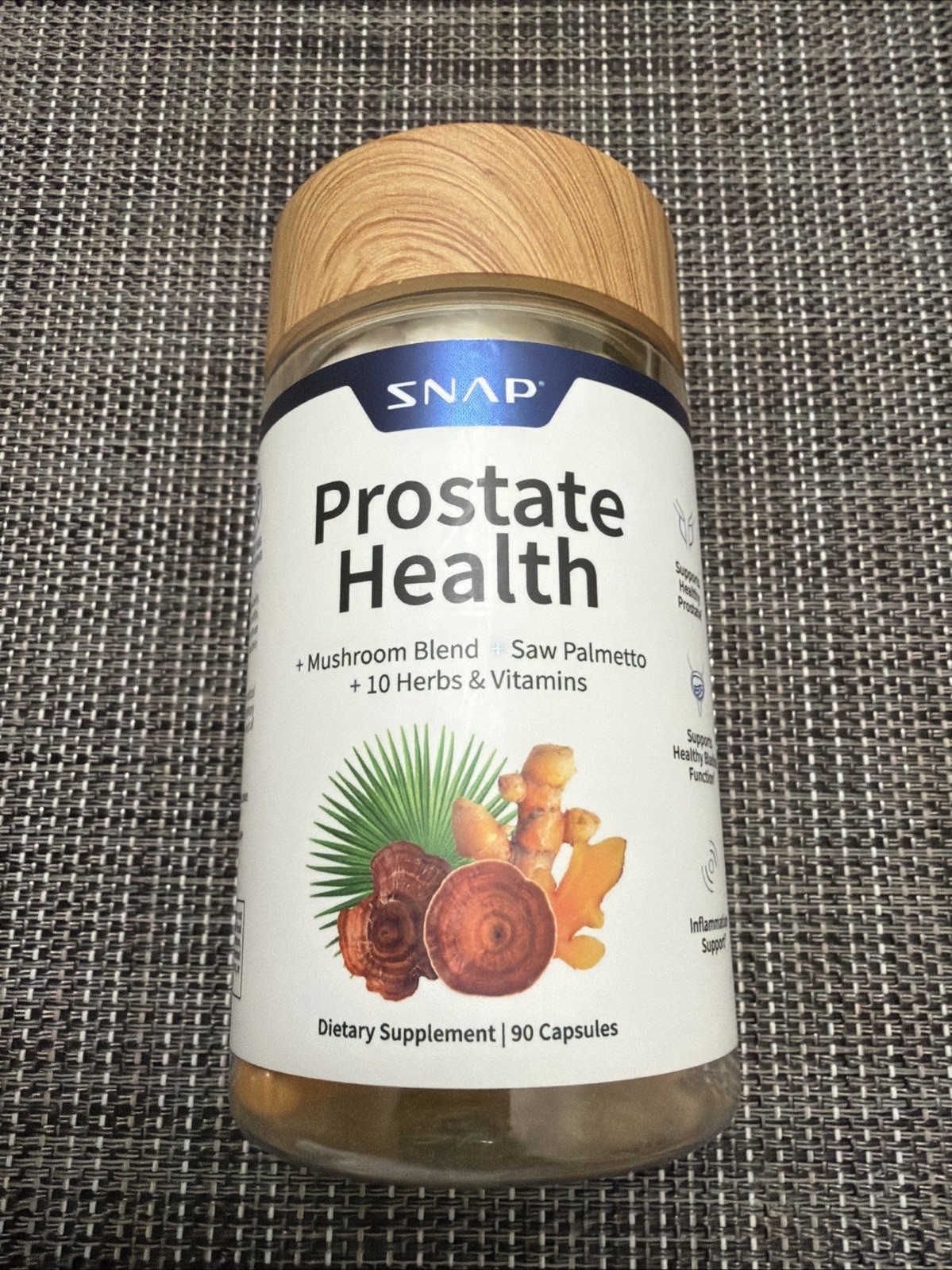 BRAND NEW Snap Prostate Health Dietary Supplement 90 Capsules Expiration 03/2028