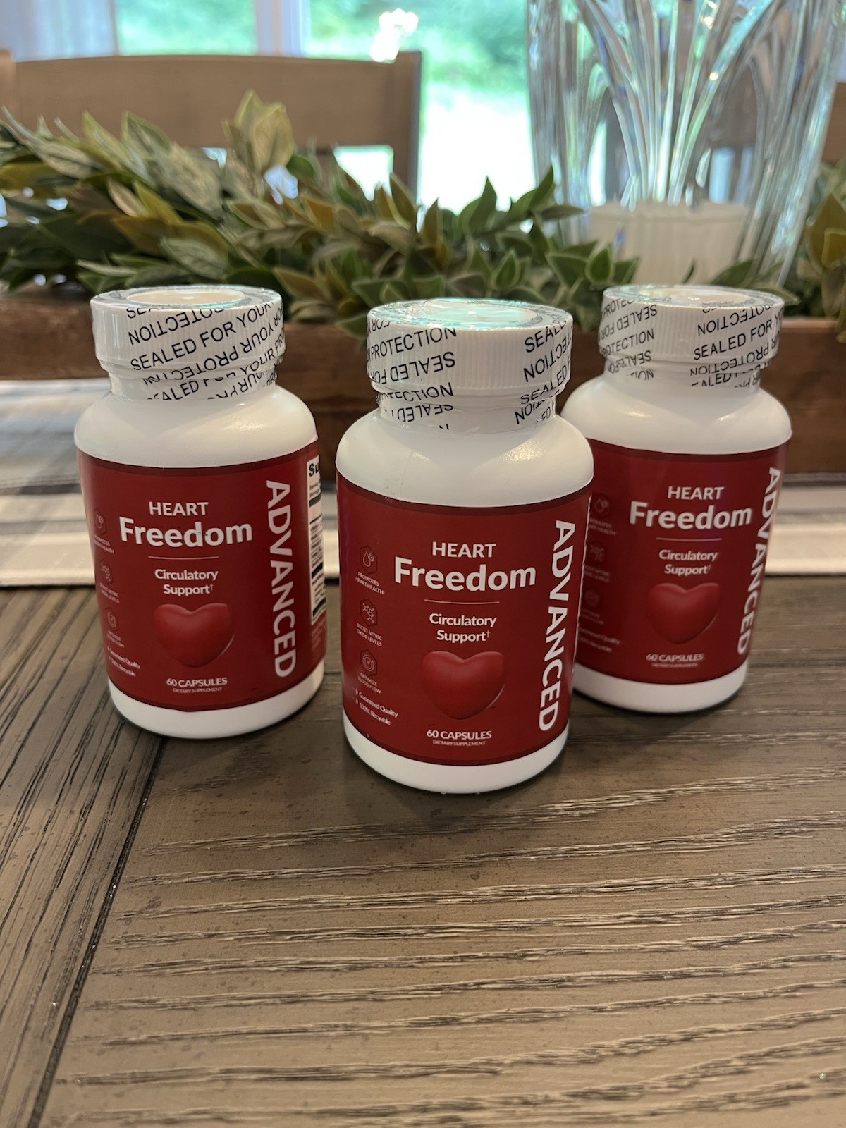 (3 Pack) Heart Freedom Capsules – HeartFreedom All Natural Glycogen Support 1/29