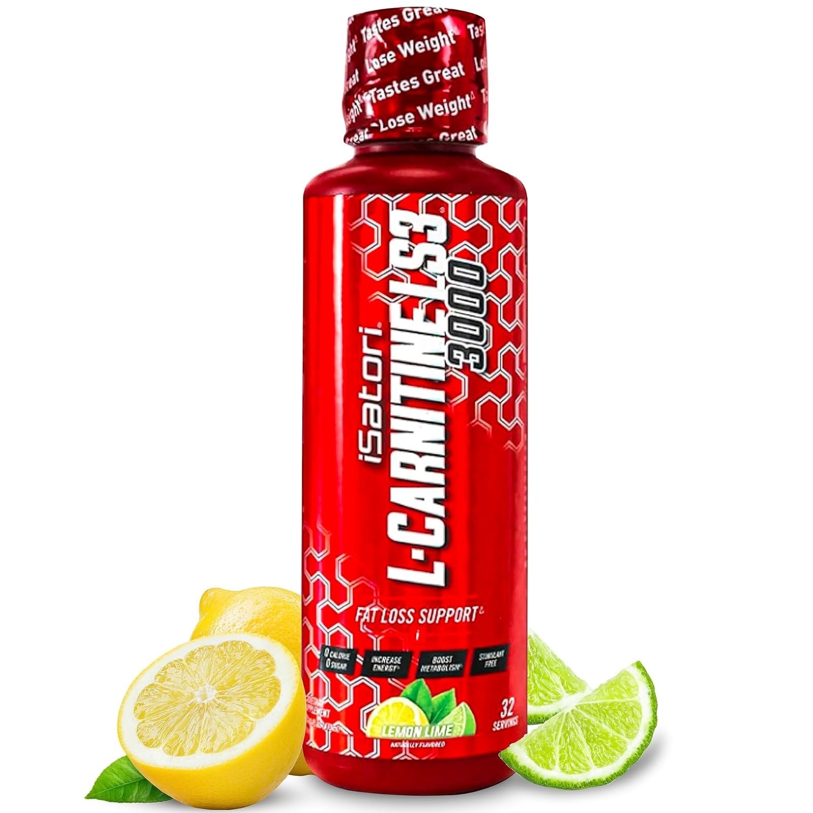 iSatori L-Carnitine LS3 3000 Liquid Supplement – Boost Energy & Metabolism