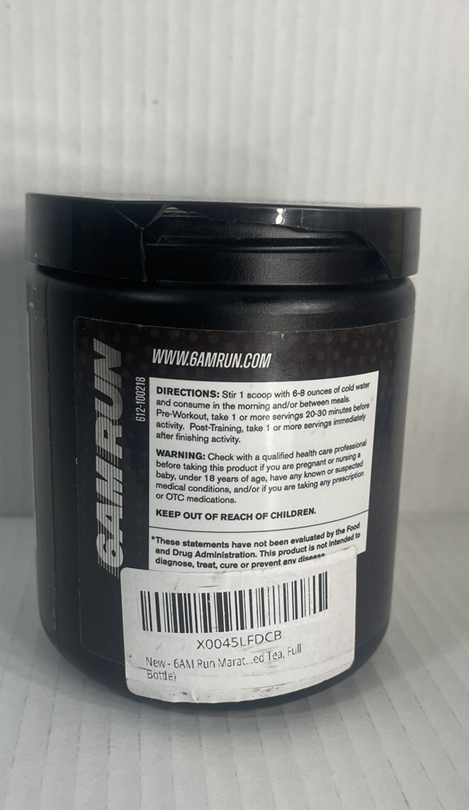 Marathon, Advanced Amino + Preworkout Formula, Raspberry Iced Tea 12.7oz (360 g)