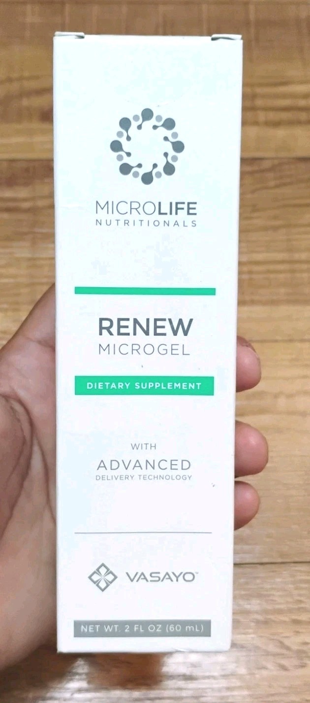 NEW! Microlife Renew Microgel by Vasayo Advanced Inflammatory Support 2fl oz