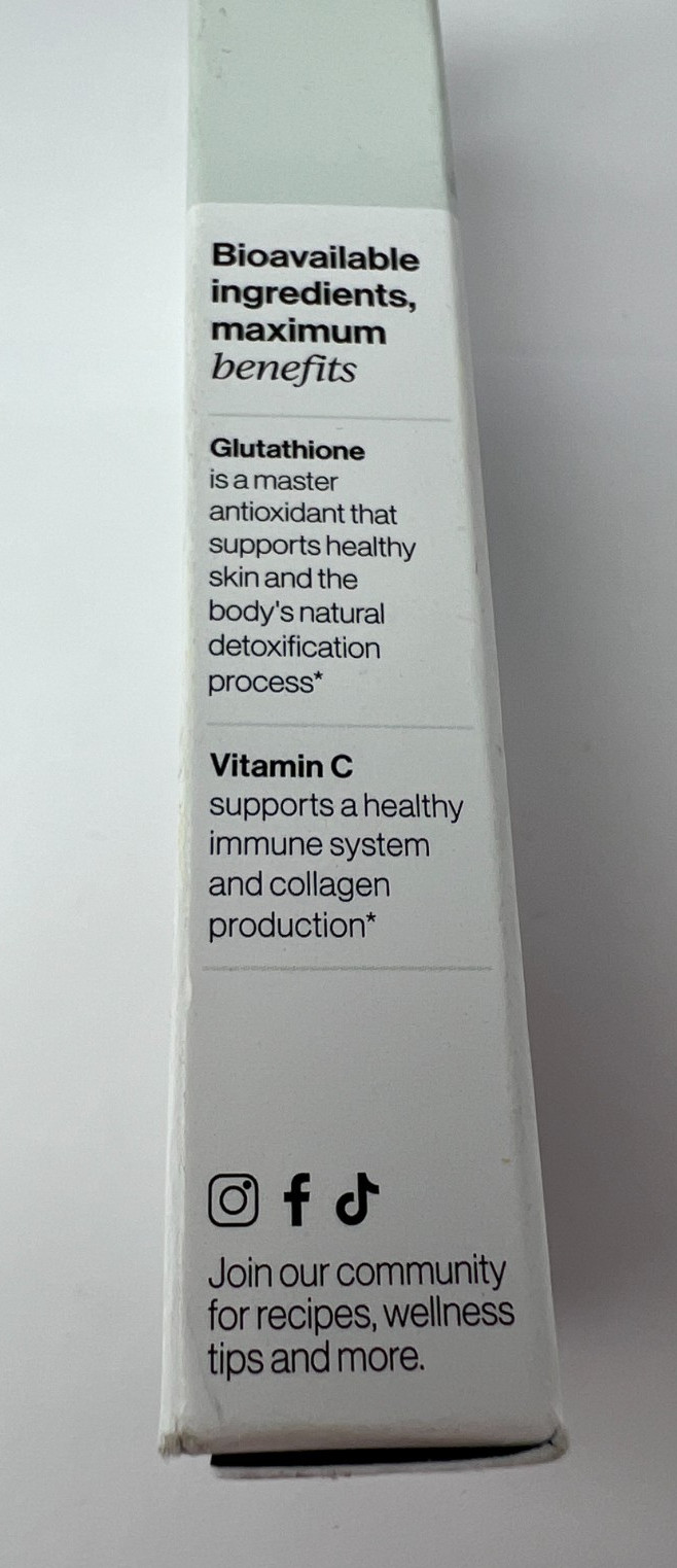 Cymbiotika Skin Health Duo Collagen Glutathione Vitamin C Gut Support 09/26