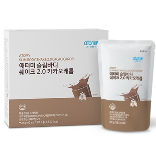 ATOMY Slim Body Shake 60g x 15EA #Cacao Protein Powder Dietary Supplement