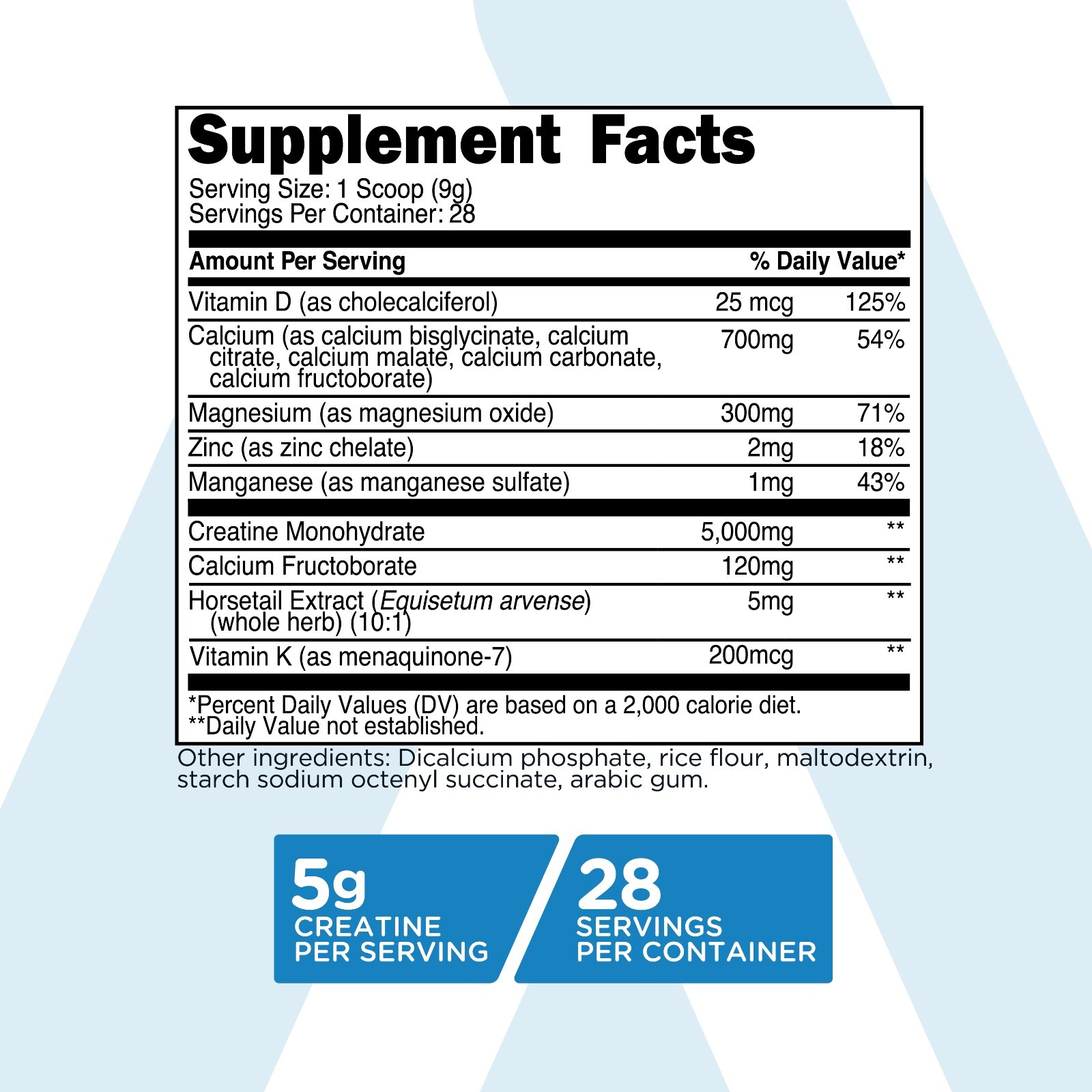 TransformHQ Healthy Aging Longevity Creatine Powder (28 Servings) Unflavored