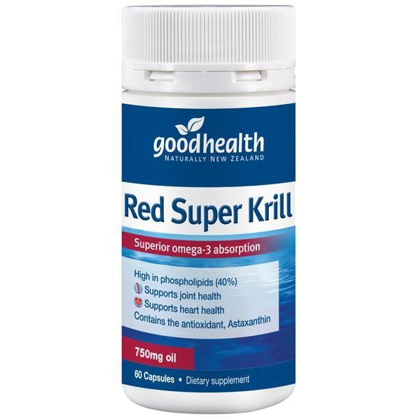 Red Super Krill 750mg 60 Capsules