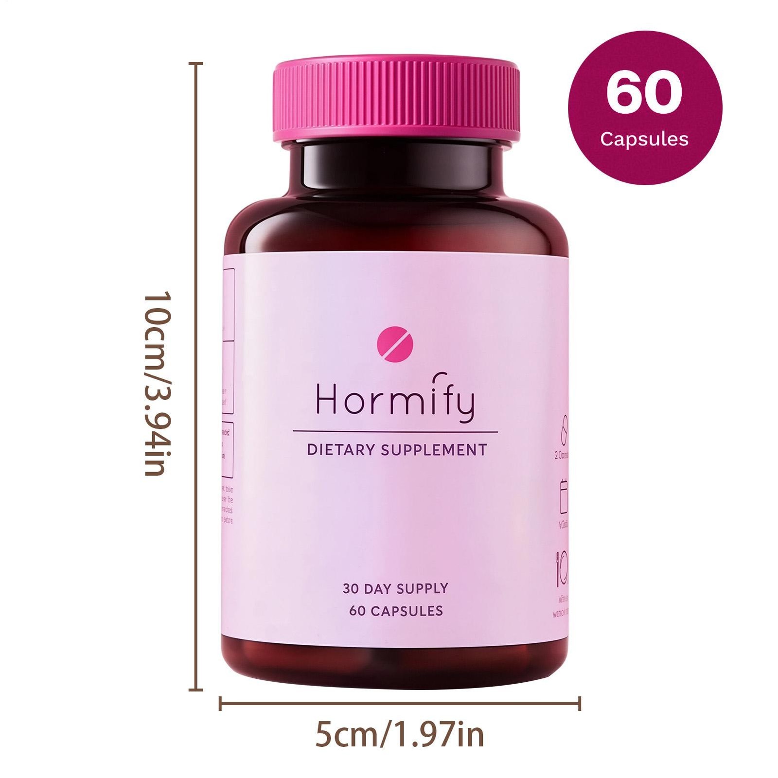 (3 PACK) Hormify Women’s Balance Supplement Highly Effective 180 Capsules