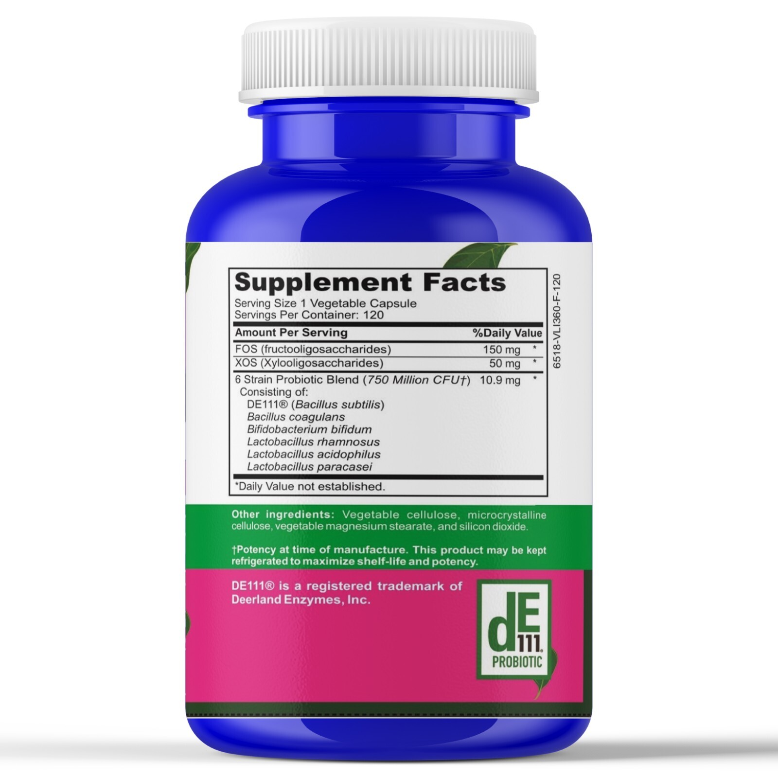 Her Essence Vaginal Support, Female Odor Control, Prebiotics & Probiotics Pills
