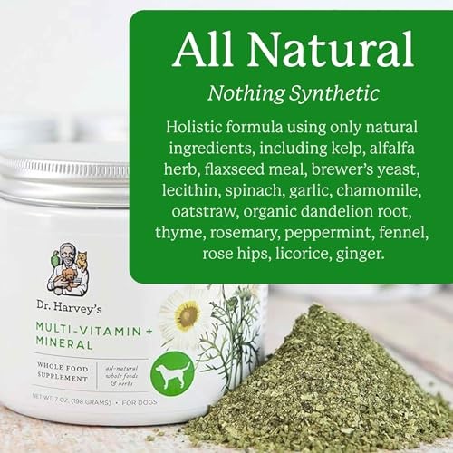 Dr. Harvey’s Herbal Multi-Vitamin & Mineral Supplement for Dogs (7 oz)