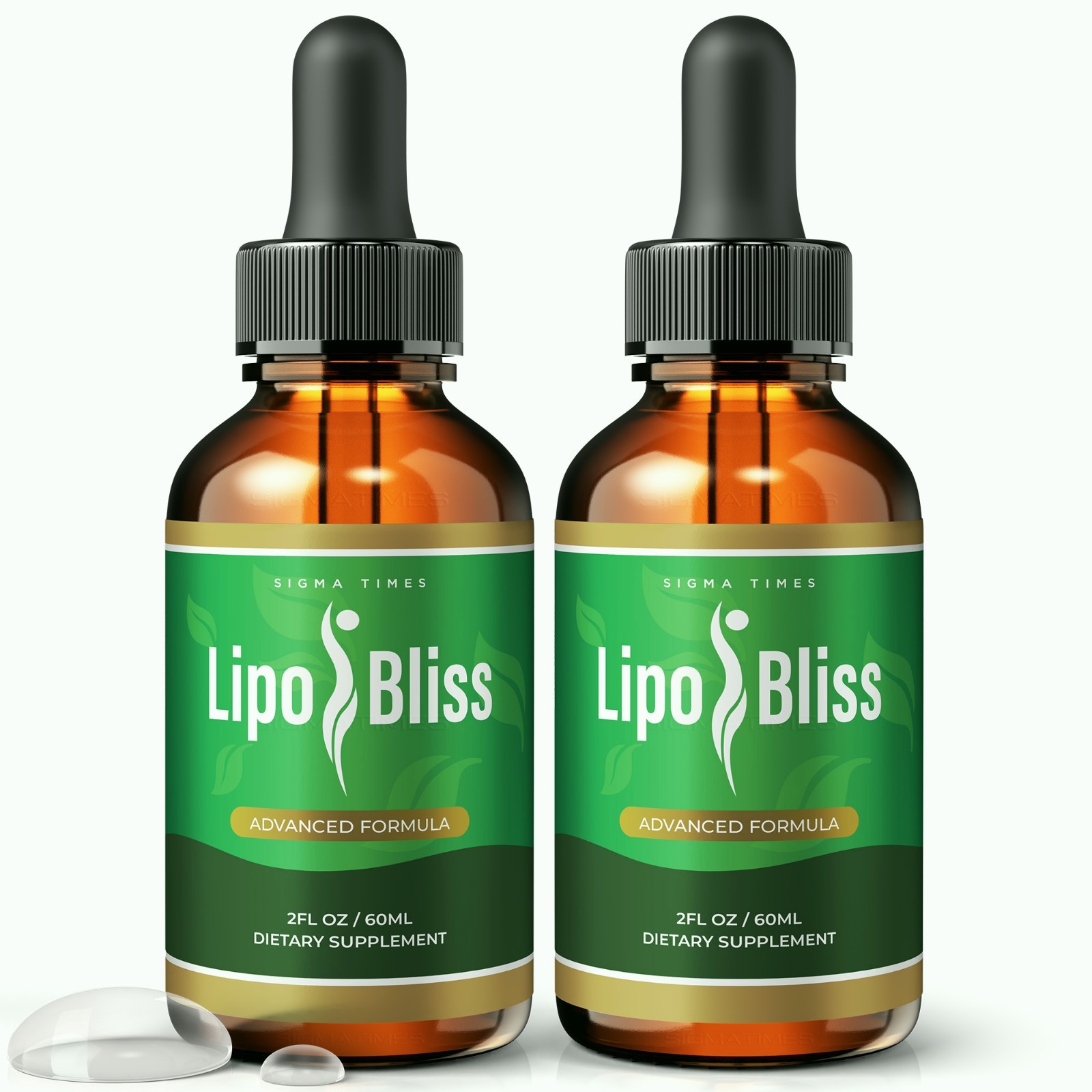 LipoBliss Drops – Lipo Bliss Energy & Fat Metabolism Support Supplement – 2 Pack