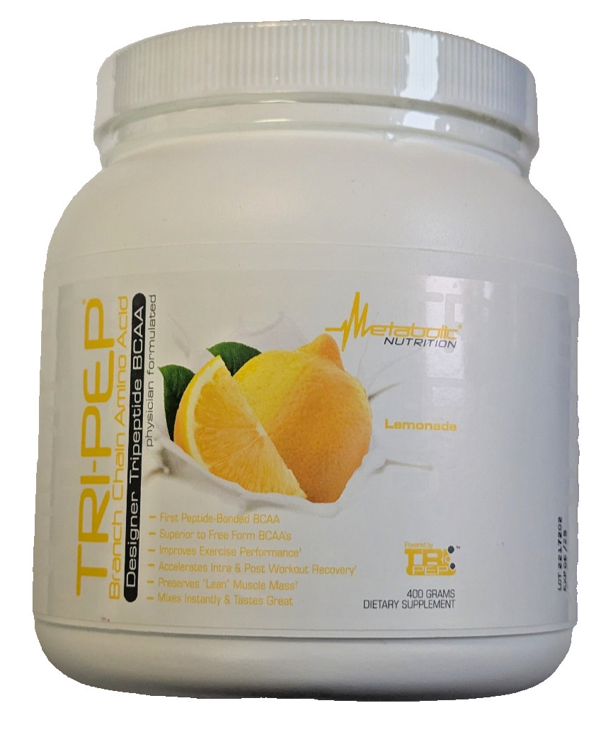 Lemonade Tri-Pep Chain Amino Acid by Metabolic – PAST DATE – SEE PICTURES