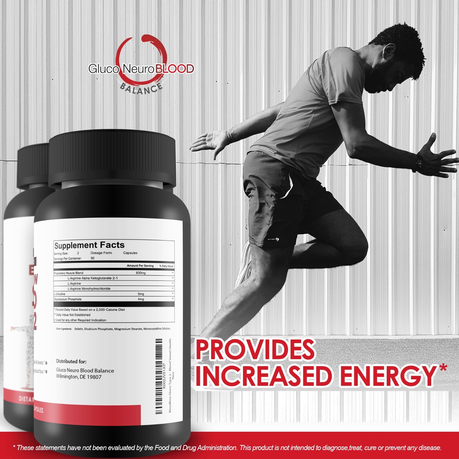 Bloodflow Gluco Type 2 – Blood Boost Blood Flow Support – Support Blood Health