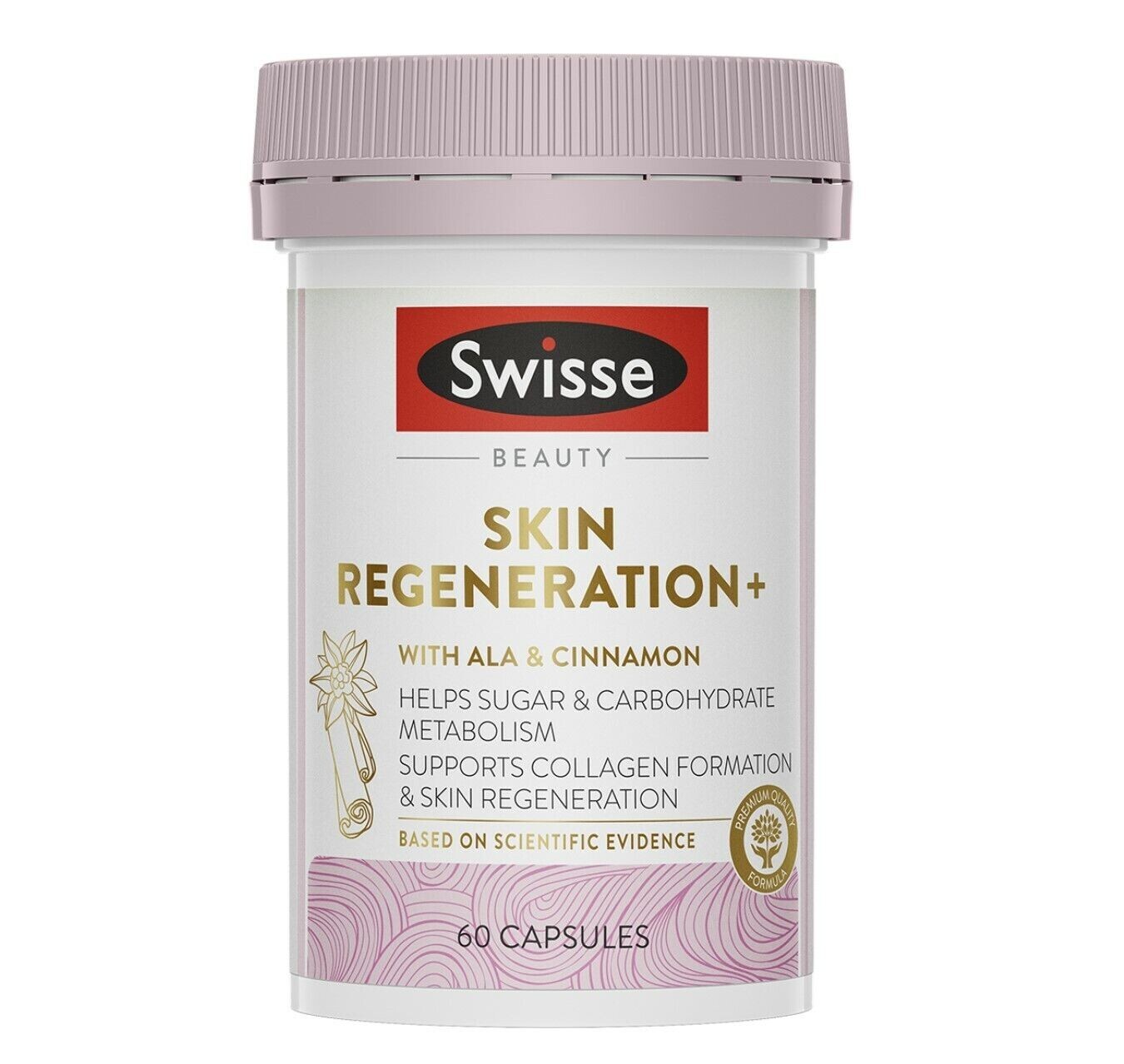 3 x Swisse Skin Regeneration 60 Capsules Beauty with ALA & Cinnamon 180 Caps