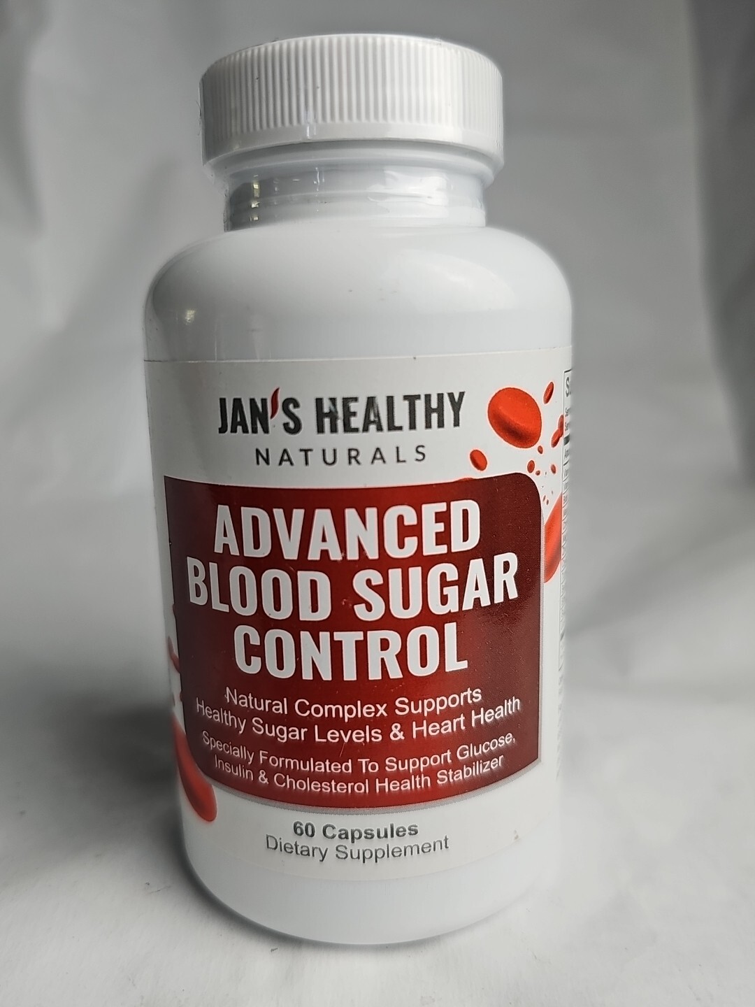 Jan’s Healthy Naturals Advanced Blood Sugar Control 60 capsules Exp 09/25 FRESH