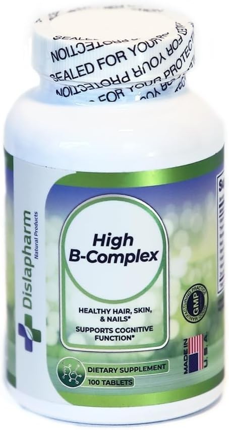 High B Complex Vitamins for Women with Riboflavin (100 tabs) Exp:07/26
