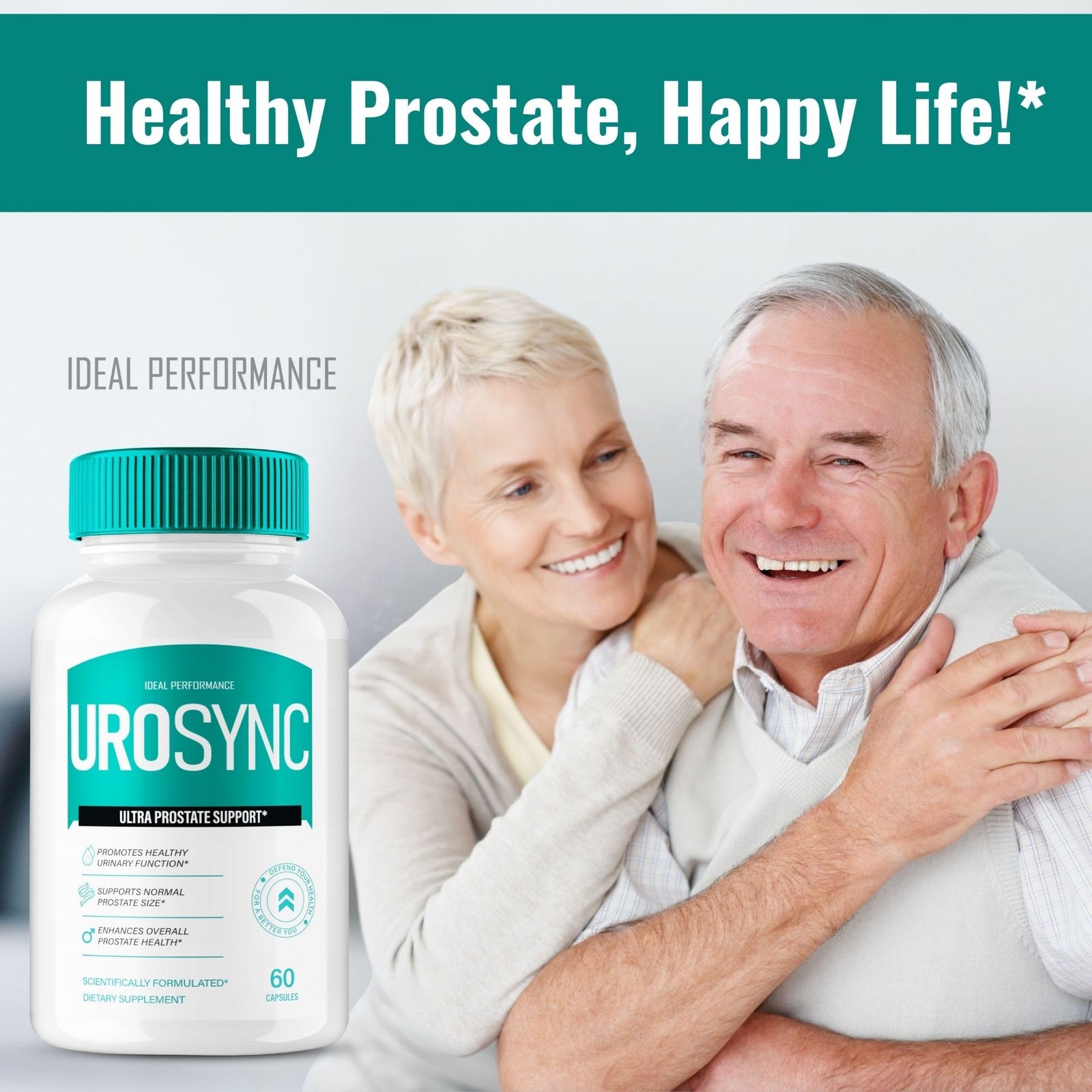 Uro Sync Prostate Health Urinary Supplement – 180 Capsules (3 Pack)