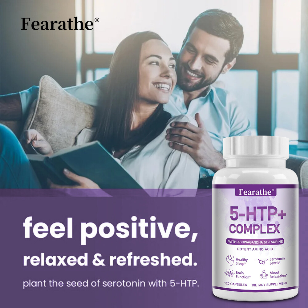 5-HTP Caps, Serotonin Support for Sleep and Stress, Supports Weight Loss, 5HTP