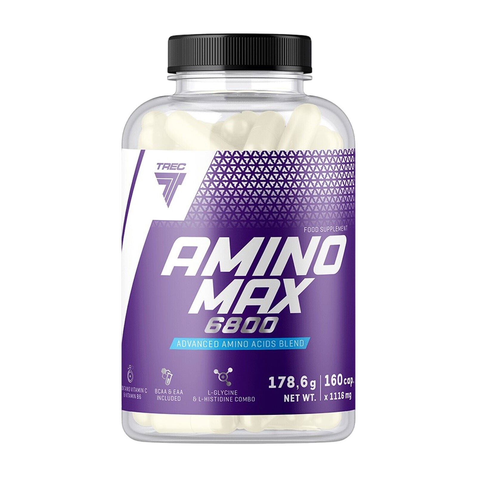 AMINOMAX – 160-320 Capsules – Amino Acid – Maximum Muscle Building -Regeneration