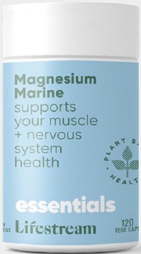 Lifestream Magnesium Marine Vege Capsules 120 – made in New Zealand