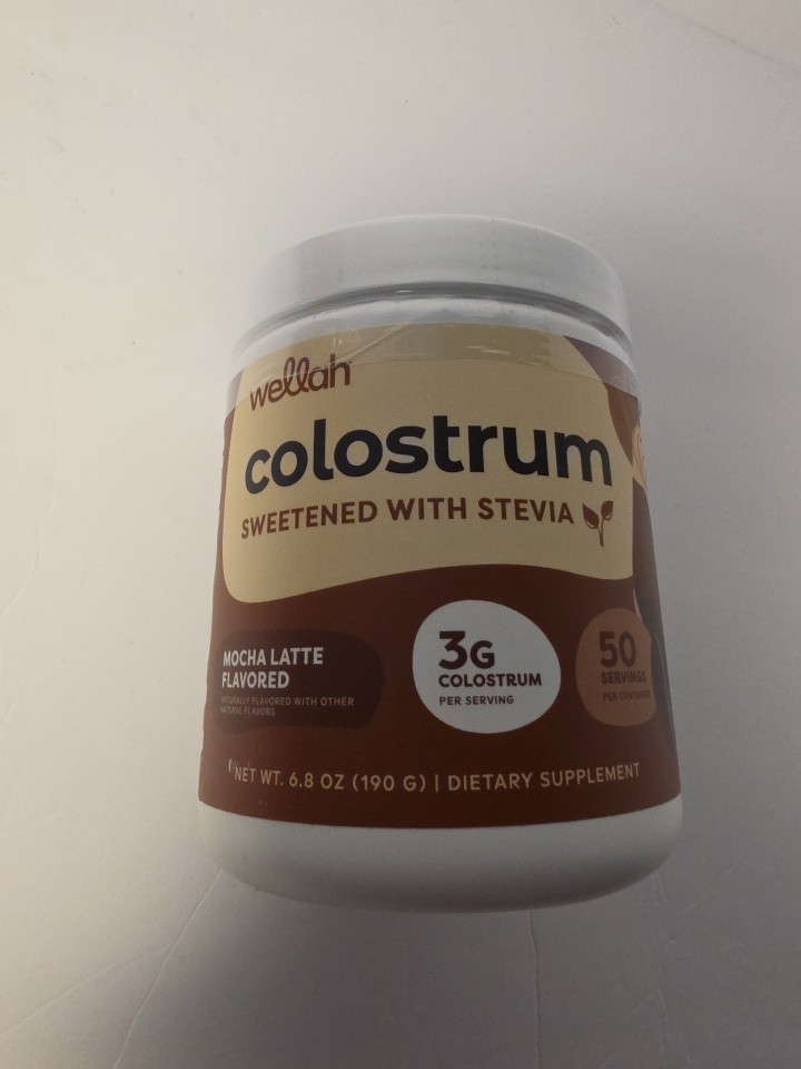 Wellah Colostrum Coconut Cream Flavored 50 servings 3g per serving