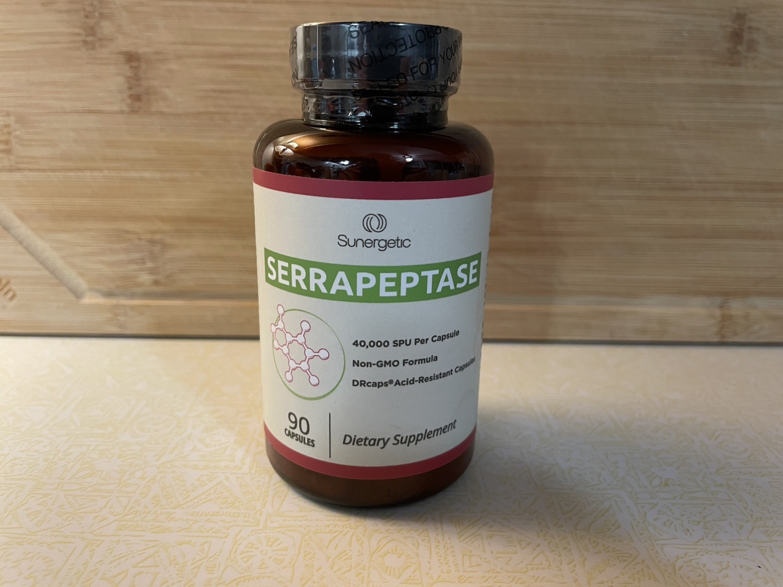 Serrapeptase Enzyme Supplement -40,000 SU Per Capsule BB 01/2026