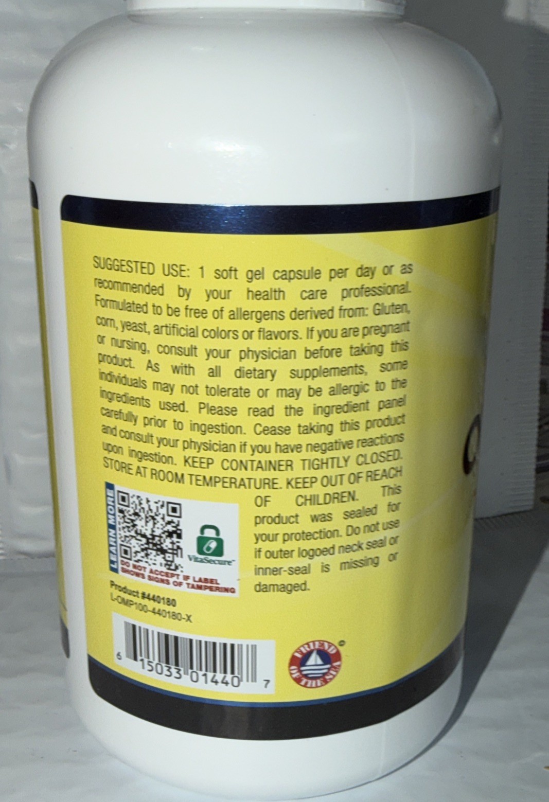 Orthomega 820 – 180 Softgels -Ortho Molecular Products