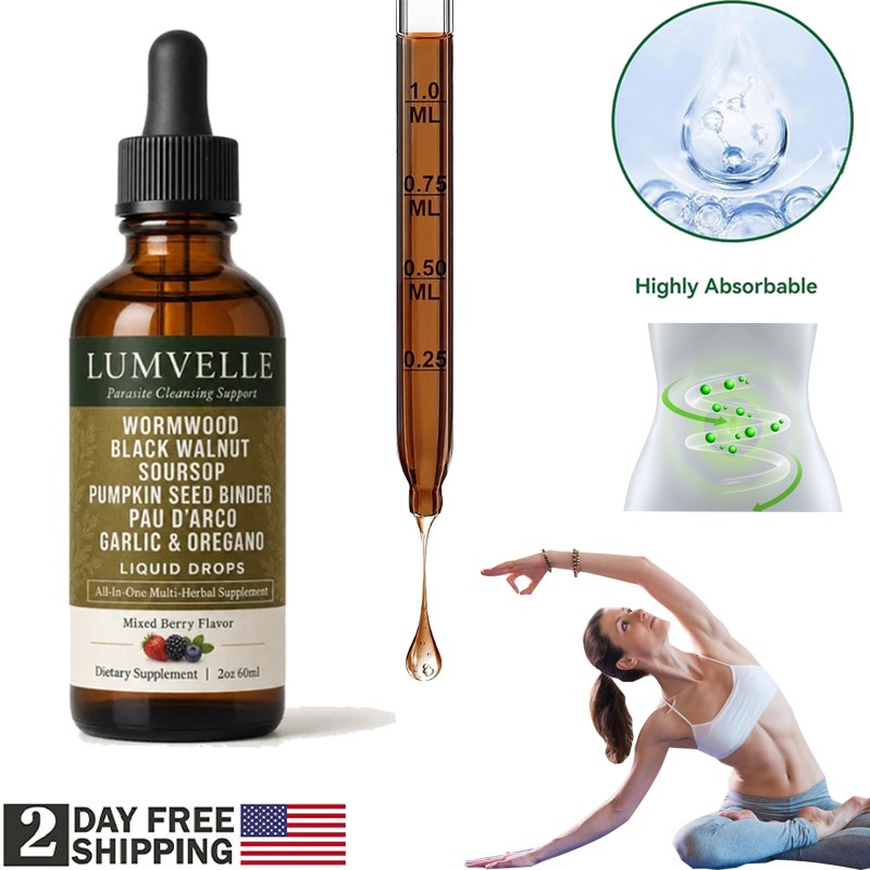 LUMVELLE Wild Harvested Wormwood Herbal Liquid Botanical Supplement Drops HOT