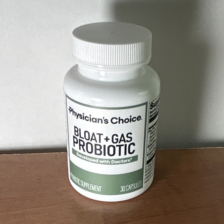 Physician’s Choice Bloat + Gas Probiotic Digestive Support Capsules 30 Ct