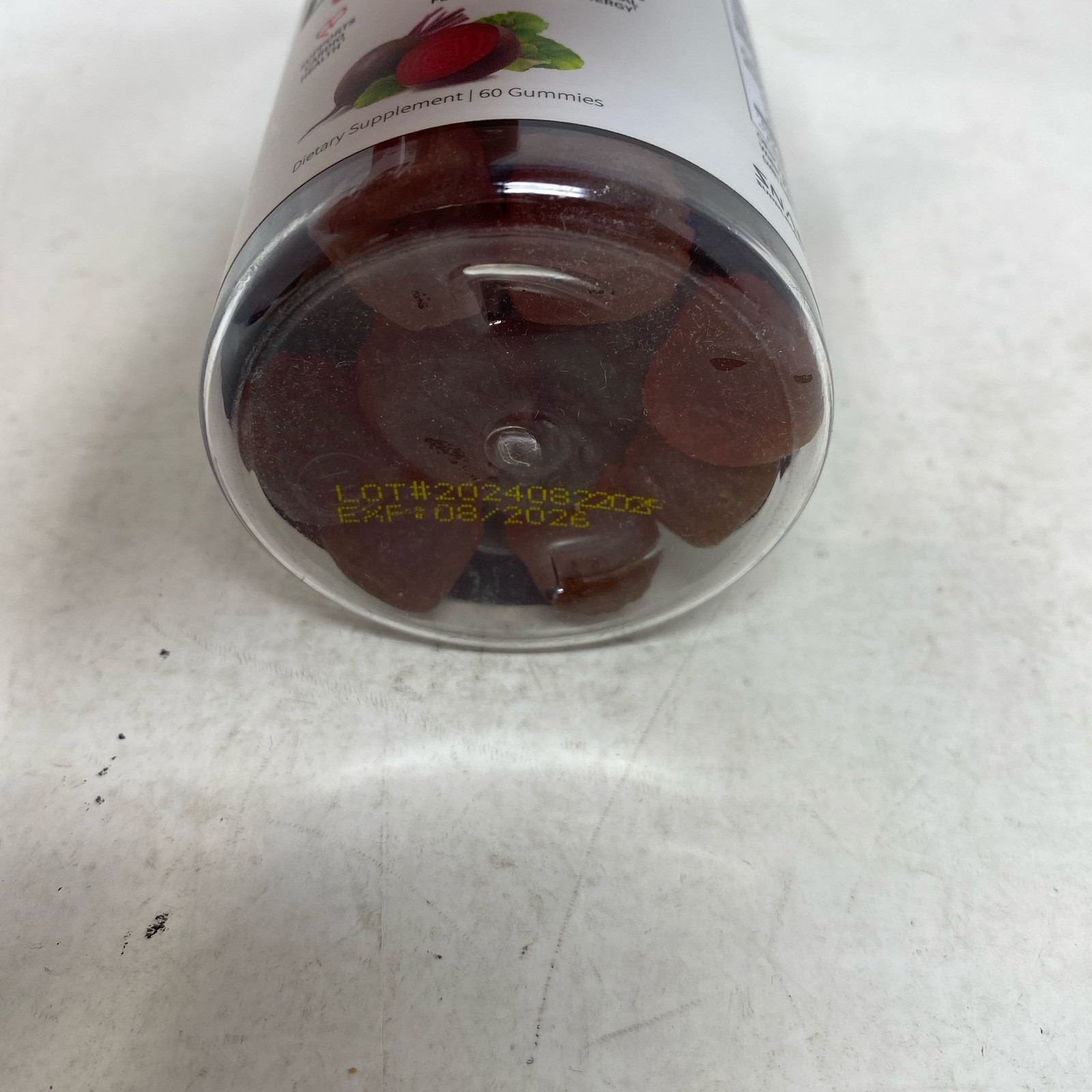SNAP Supplements Nitric Oxide Peach Gummies 60ct Sugar-Free