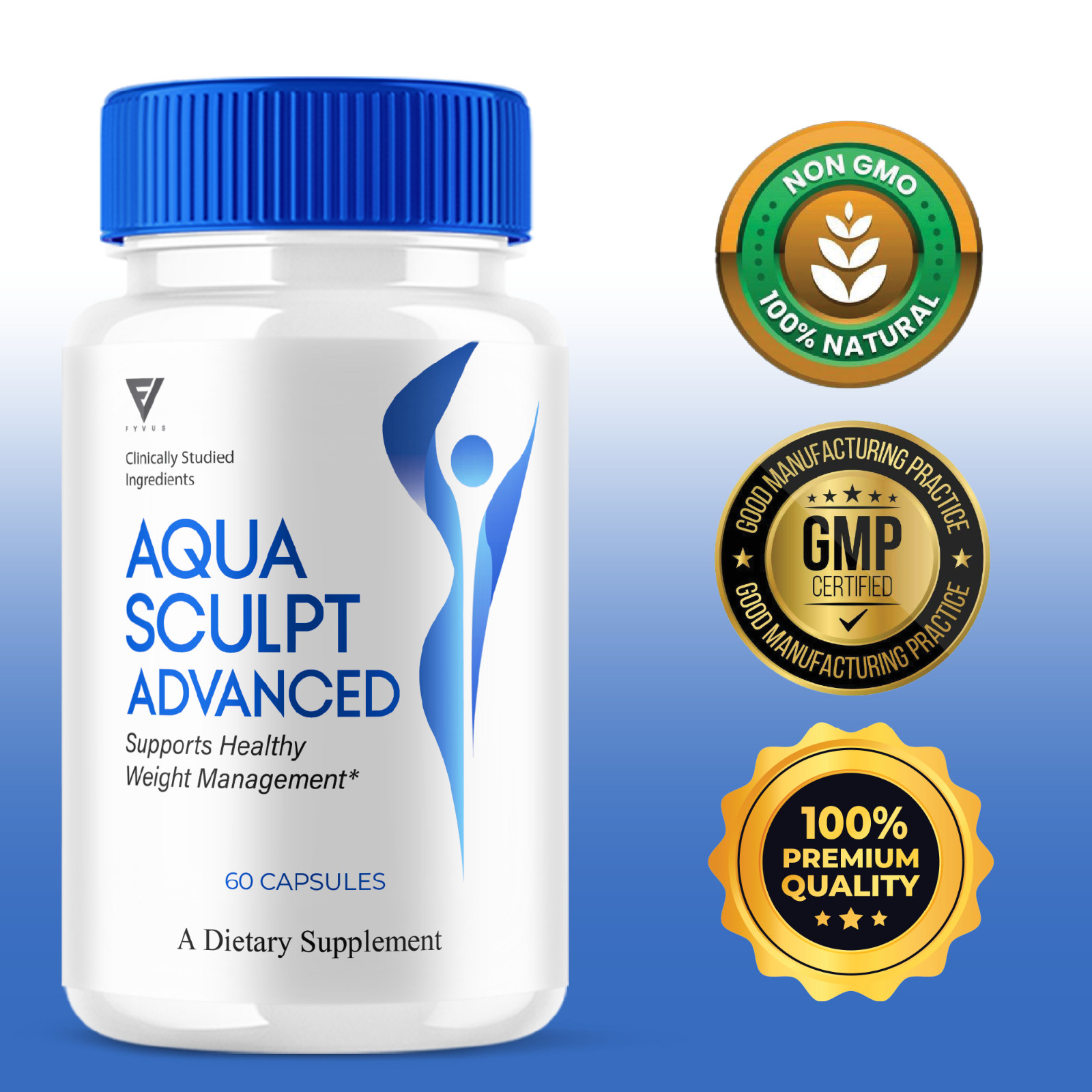 (2 Pack) Aqua Sculpt Pills AquaSculpt Capsules Weight Management (120 Capsules)